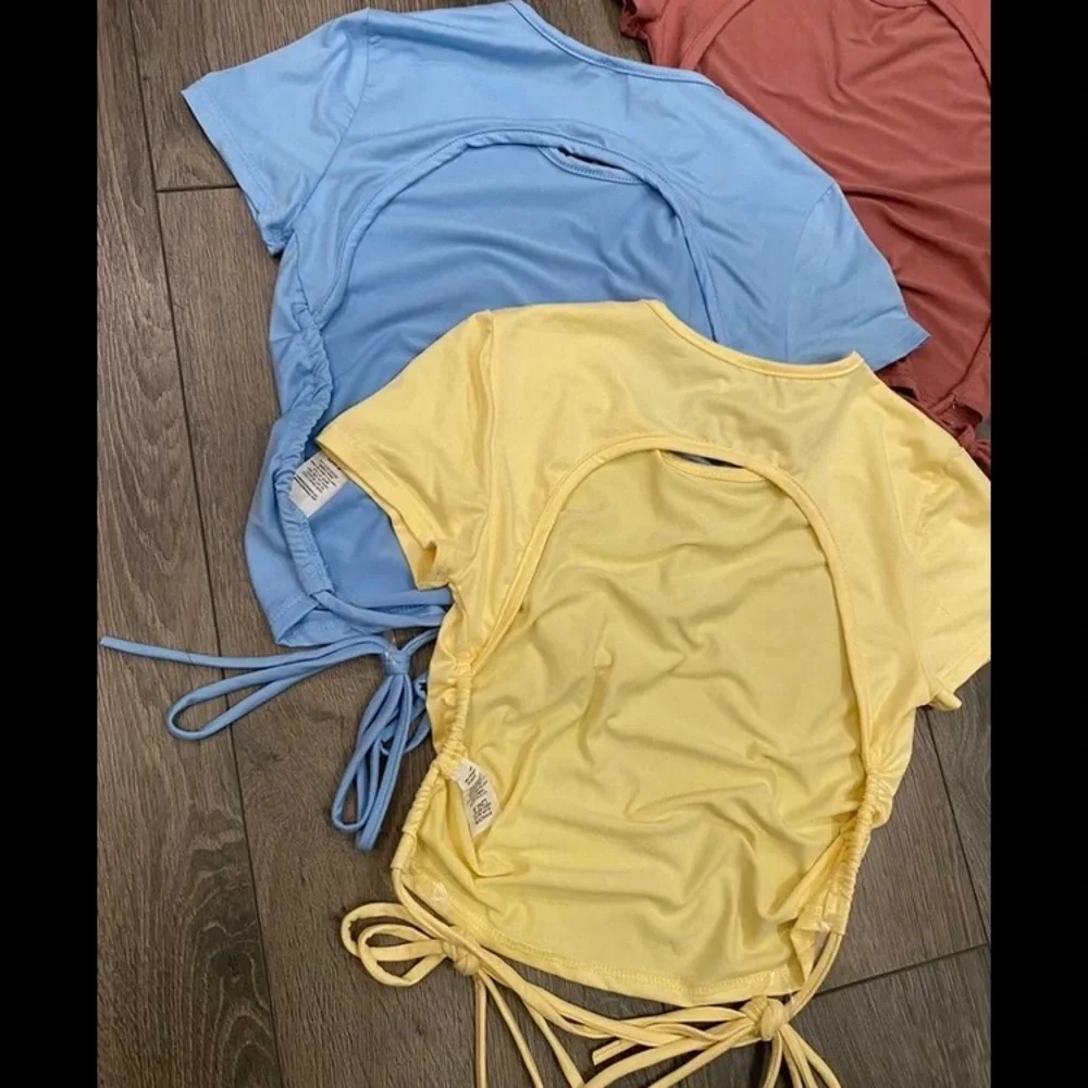 Crop Tshirt blouse bundle two open back - Picture 6 of 6